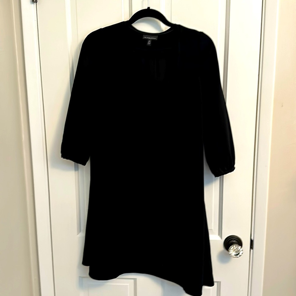 The White Company black shift dress 6